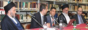 24 نسيان 2015 - حوار مع وفد من العلماء العراقيين القادمين من أهم مركز للتعليم الشيعي التقليدي